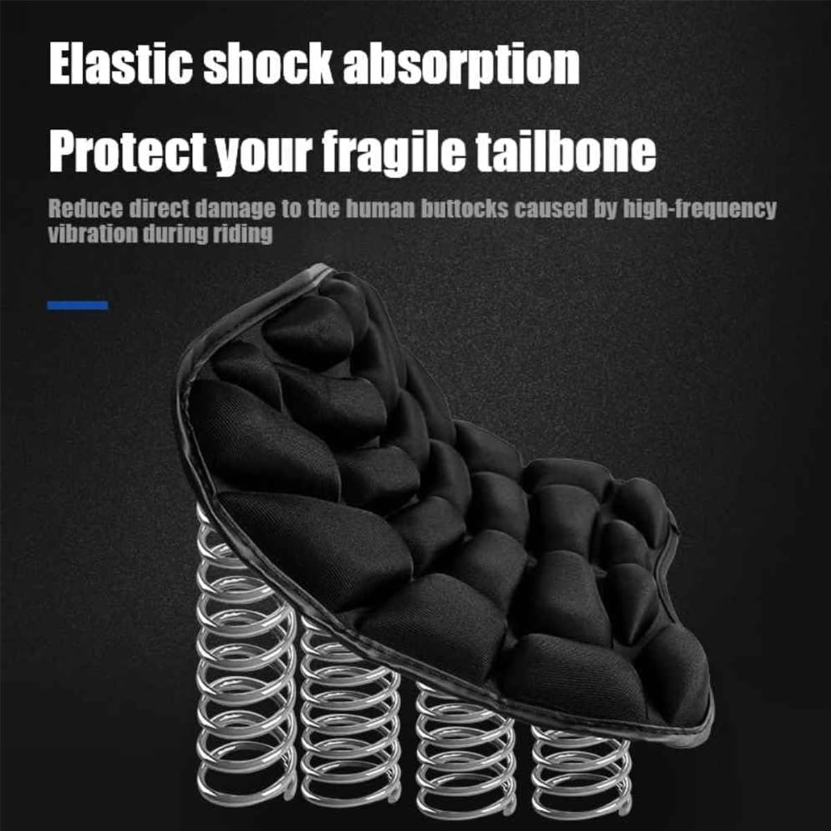 Motorcycle Seat Cushion 3D Air Pad for CF Moto Papio 125 2021–2026, Shock Absorbing Breathable Seat Cover for Long Rides, Comfort Driver & Passenger Anti-Slip Cushion