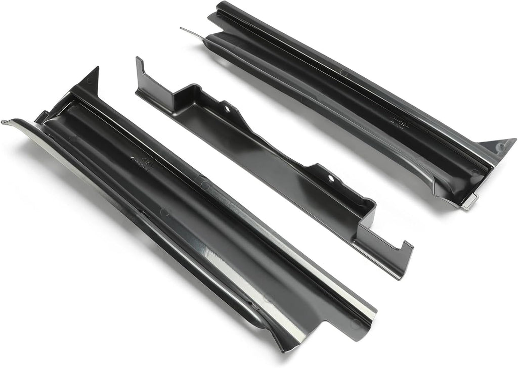 3PCS Bumper Fillers For 1977-1979 Cadillac DeVille Fleetwood Brougham | Color: Black,Material: High quality Plastic,Placement : Left, Rear, Right,rear bumper filler replacement panels