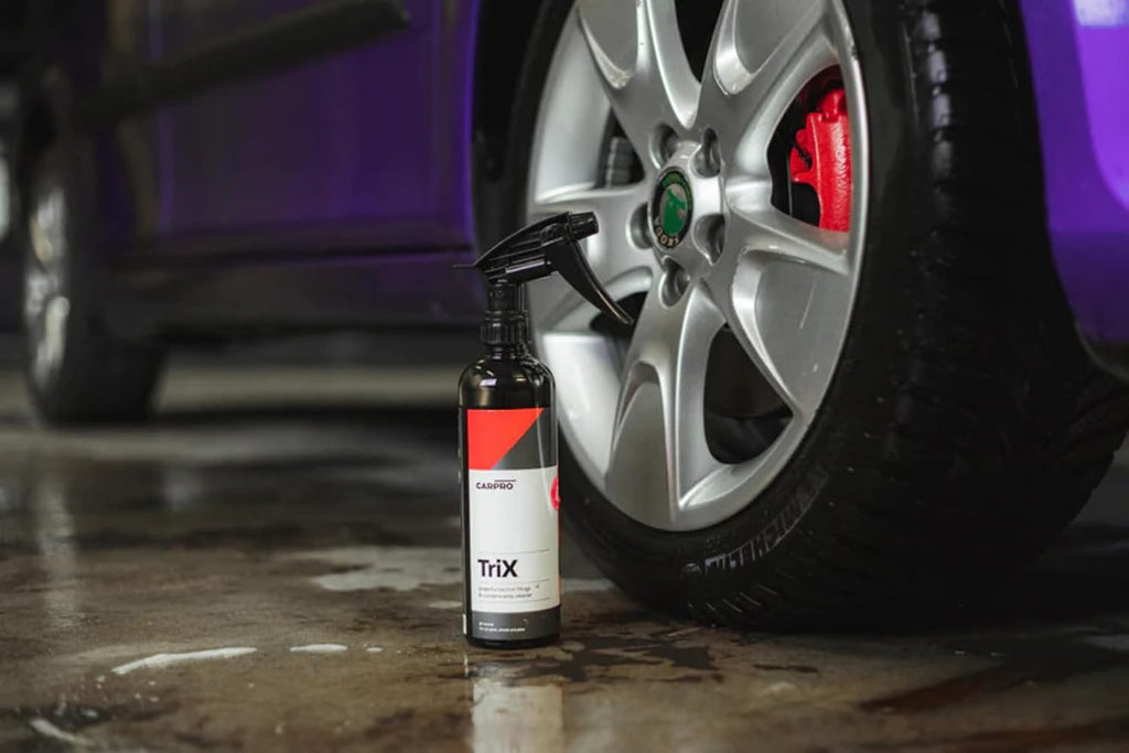 CARPRO TriX Tar & Iron Remover - Professional Strength Brake Dust, Sap, Dirt & Bug Remover - Combines IronX with TarX, Automotive Degreaser Car Wash Detailing All in One - 500mL (17oz)