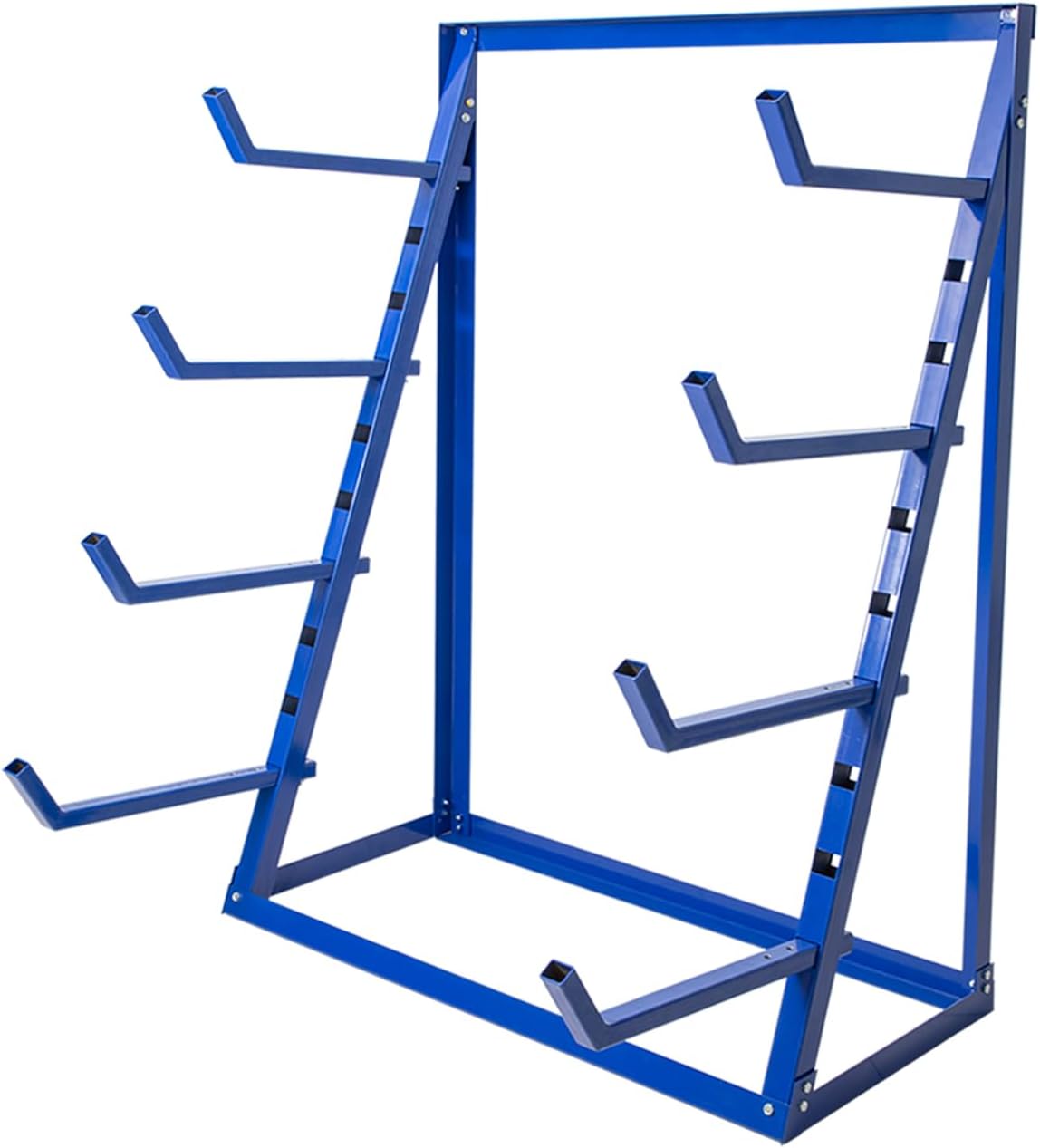 4 Tier Steel Horizontal Storage Rack, Heavy Duty Free Standing Bar Storage