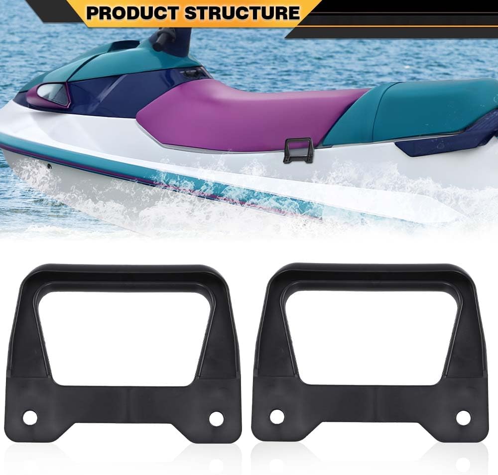 CNNNELL Rear Grab Handle Snowmobile 2-Pack Compatible with Yamaha WaveRunner 3 650 700/701 1992-1997, Fit Yamaha Wave Venture 700 760 1100 1996-1997 FJ0-63771-30-00