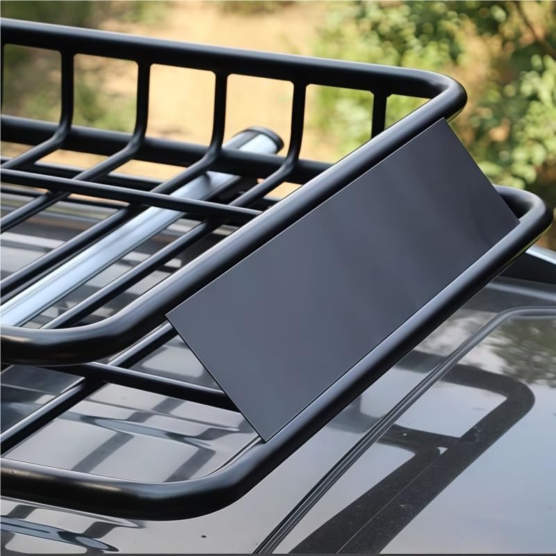 Car Roof Basket Roof Rack Cargo Basket Set Car Top Luggage Holder Car Luggage Carrier Universal Black Steel Top Cargo Carrier Rooftop Cargo Carrier Luggage Rack