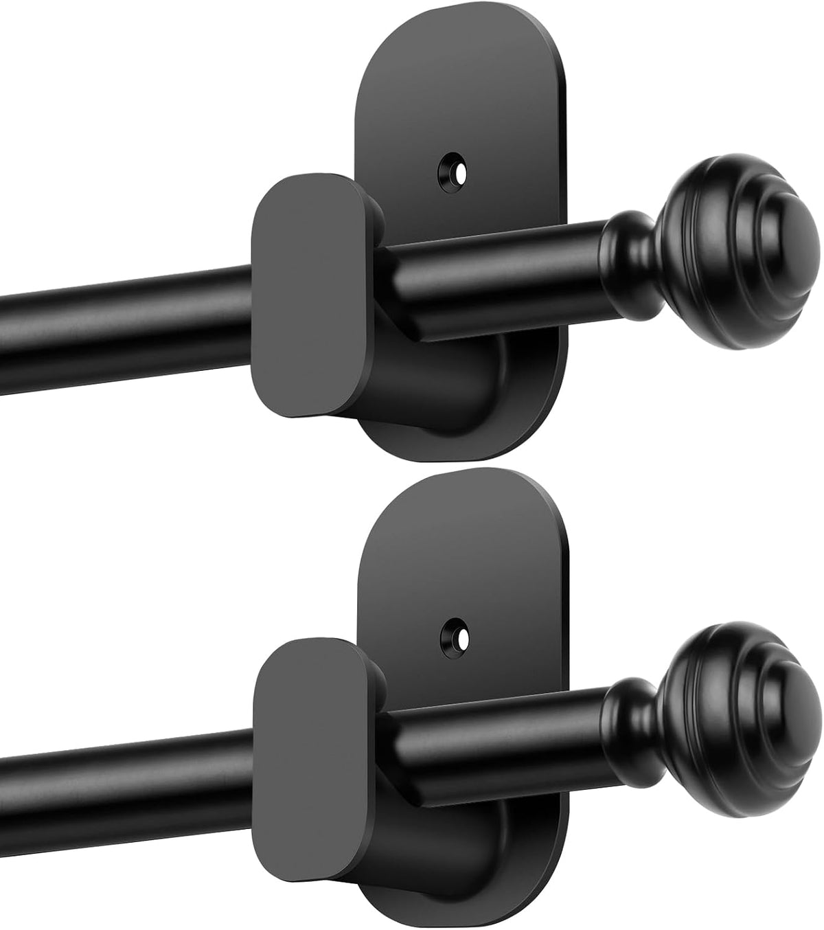 kamanina curtain rods 2 pack no drilling 32, main product view