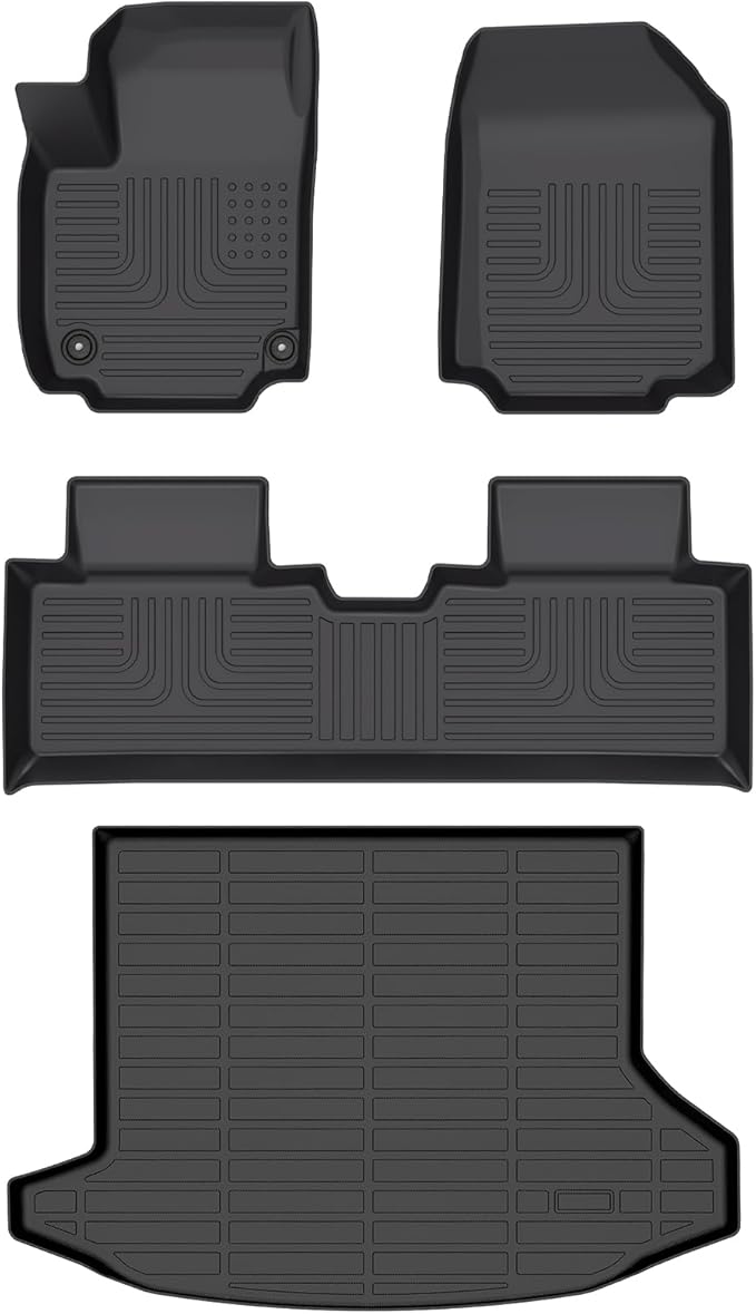 Wayhigh-All Weather Floor Mats & Cargo Liner Set by Wayhigh