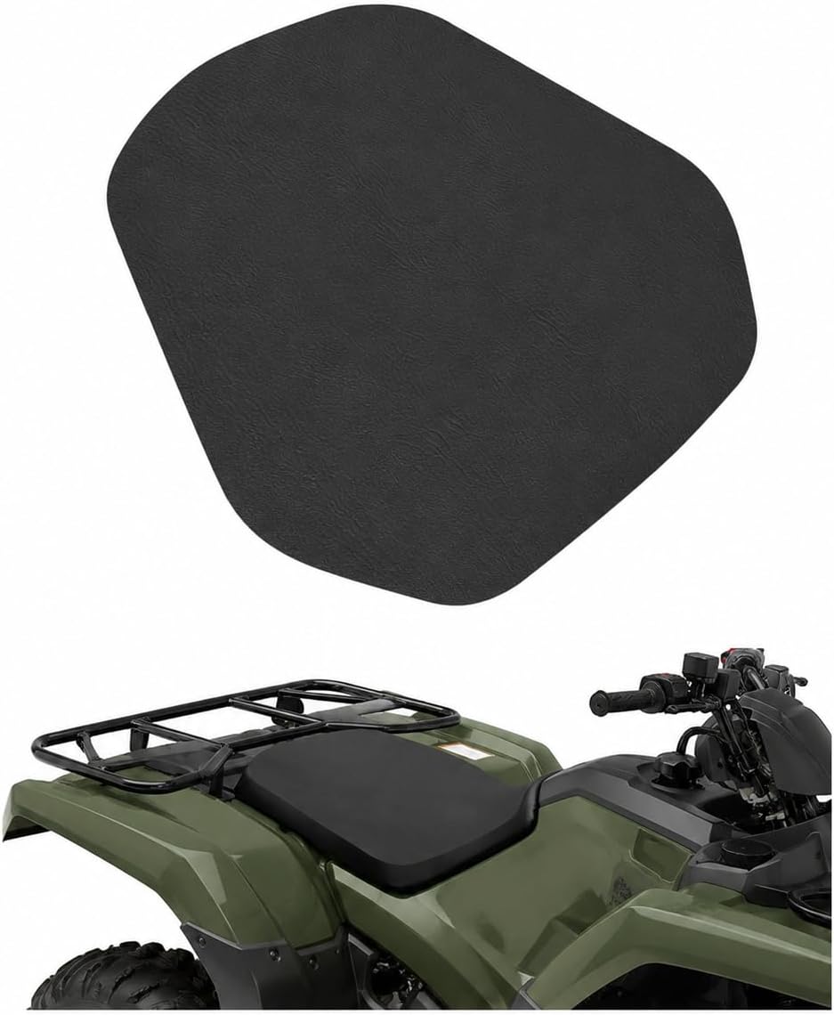 ALMULOO Seat Cover Plastic PVC Black Compatible with 2015-2023 Honda Rancher 420 / Foreman 500/2020-2023 Foreman 520