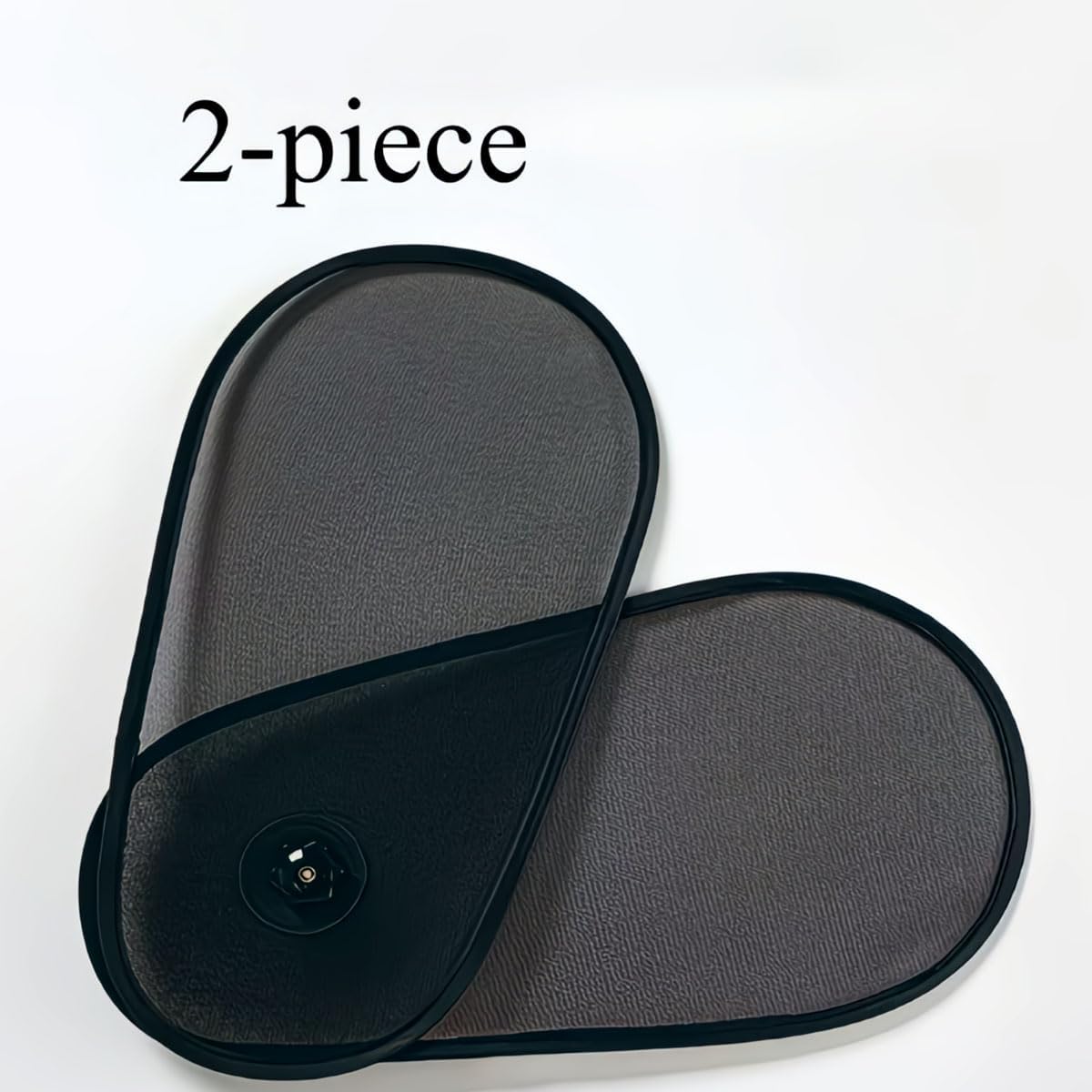 Car Sunshade 2 Pack PVC Adjustable Rotatable Side Window Privacy Sunscreen Heat Insulating Shade for Travel and Parking, 2pcs