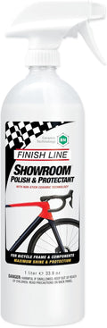 Showroom Polish and Protectant for Bicycles, High-Gloss Ceramic Finish for Bike Frames & Components, Non-Stick Dirt Repellent, UV & Rust Protection, Safe on Plastic Rubber Metal, Long-Lasting Shine