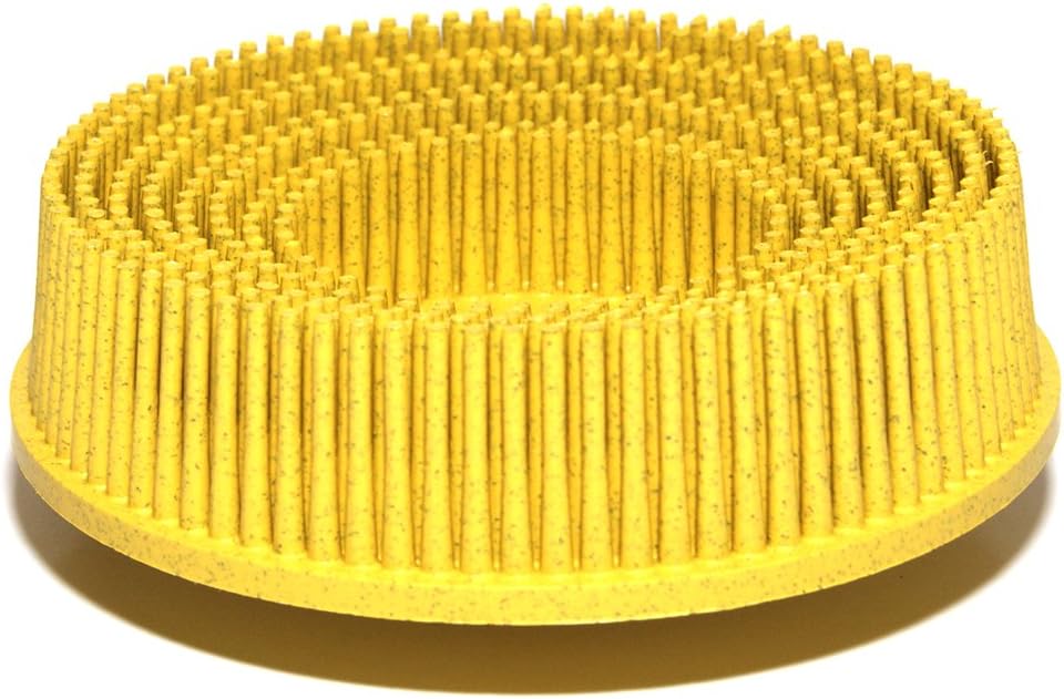 3m 07527 roloc bristle disc 3" 80 grade-yellow, main product view