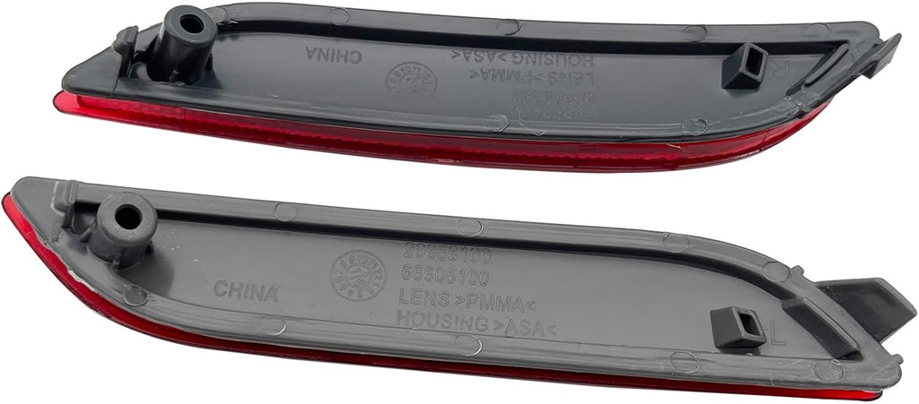 Rear Bumper Lights Lamp Reflector Lamp For Toyota Camry 2018-2021 | Rear Bumper Lights Lamp Reflector Lamp For Toyota Camry 2018 2019 2020 2021 Tail Red Lens reflection effect