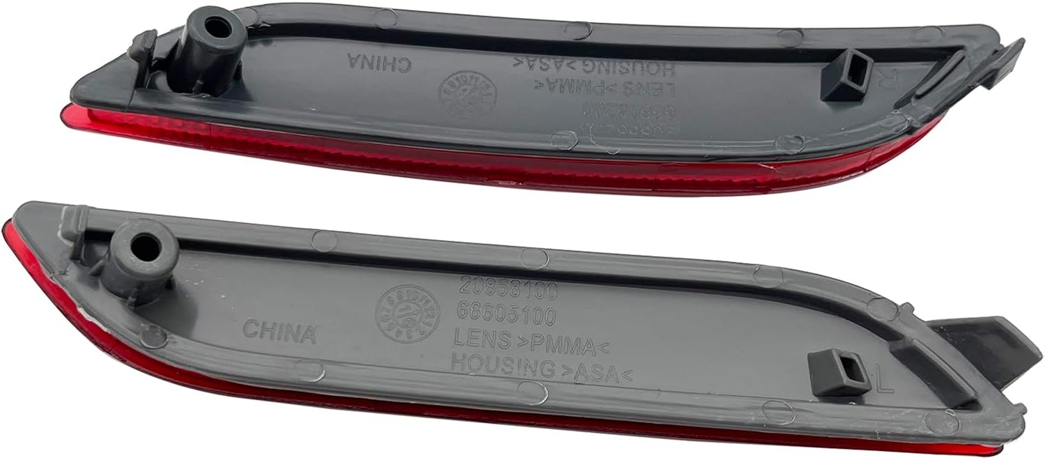 Rear Bumper Lights Lamp Reflector Lamp For Toyota Camry 2018-2021 | Rear Bumper Lights Lamp Reflector Lamp For Toyota Camry 2018 2019 2020 2021 Tail Red Lens reflection effect