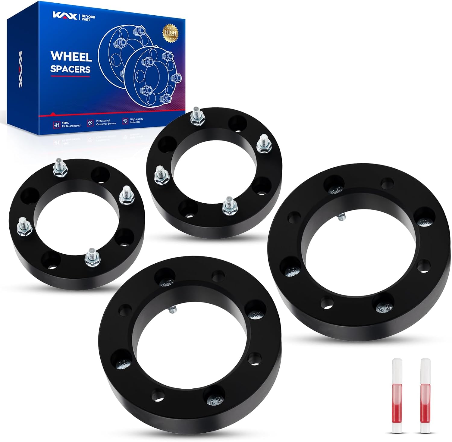 KAX 4X137mm Wheel Spacers, 1.5 inch Lug-Centric ATV Wheel Spacer fit for 2017-2022 Can-Am Defender MAX HD10 DPS, Defender MAX HD10 XT, with 110mm Hub Bore, M10x1.25 Thread Pitch - 4pcs