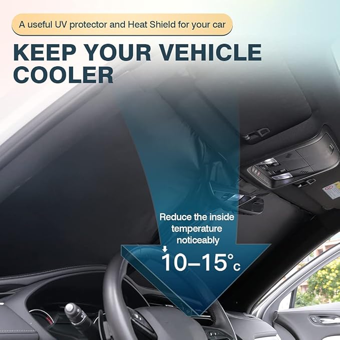 Cartist Windshield Sun Shade Fits - Image 3