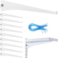 gisafai 10 pack shelf bracket adjustable shelving brackets, main product view