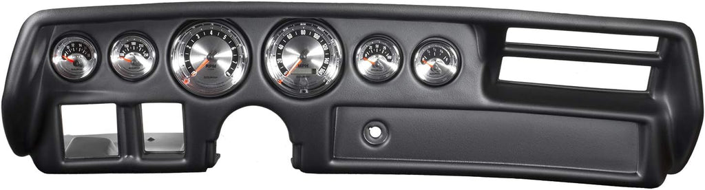 Auto Meter 7026 Gauge Kit (6 Pc, Chevelle/Elcamino/Malibu 70-72, Tach/Mph/Fuel/Oilp/Wtmp/Volt, American Muscle)