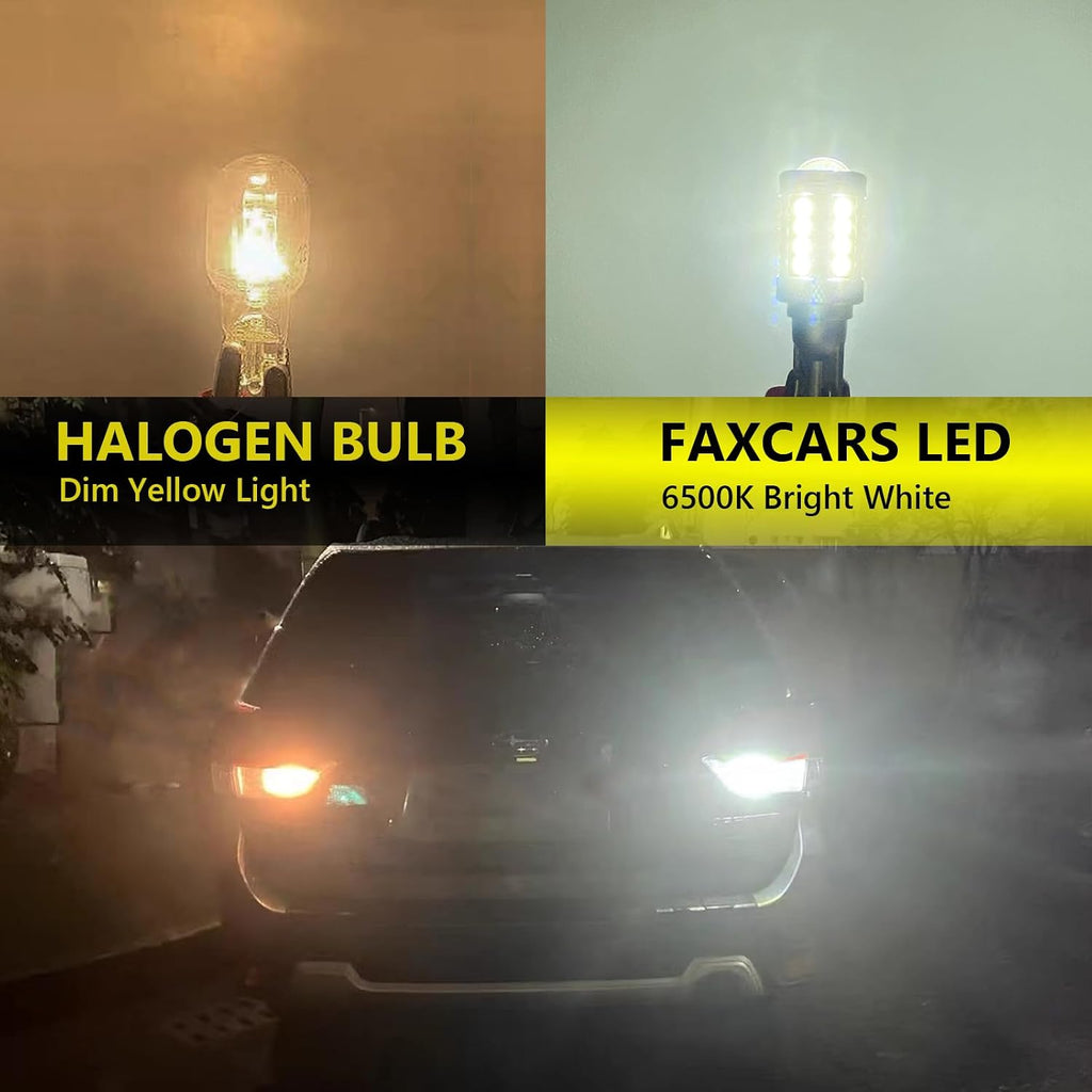912 921 W16W LED Truck Cargo Bed Cab Light Bulbs for Ram Silverado Sierra F150 F250 F350 Ranger Colorado Maverick Tundra Frontier Titan 6000K Cool White Reverse Lamp 600% Brighter, 2-Pack
