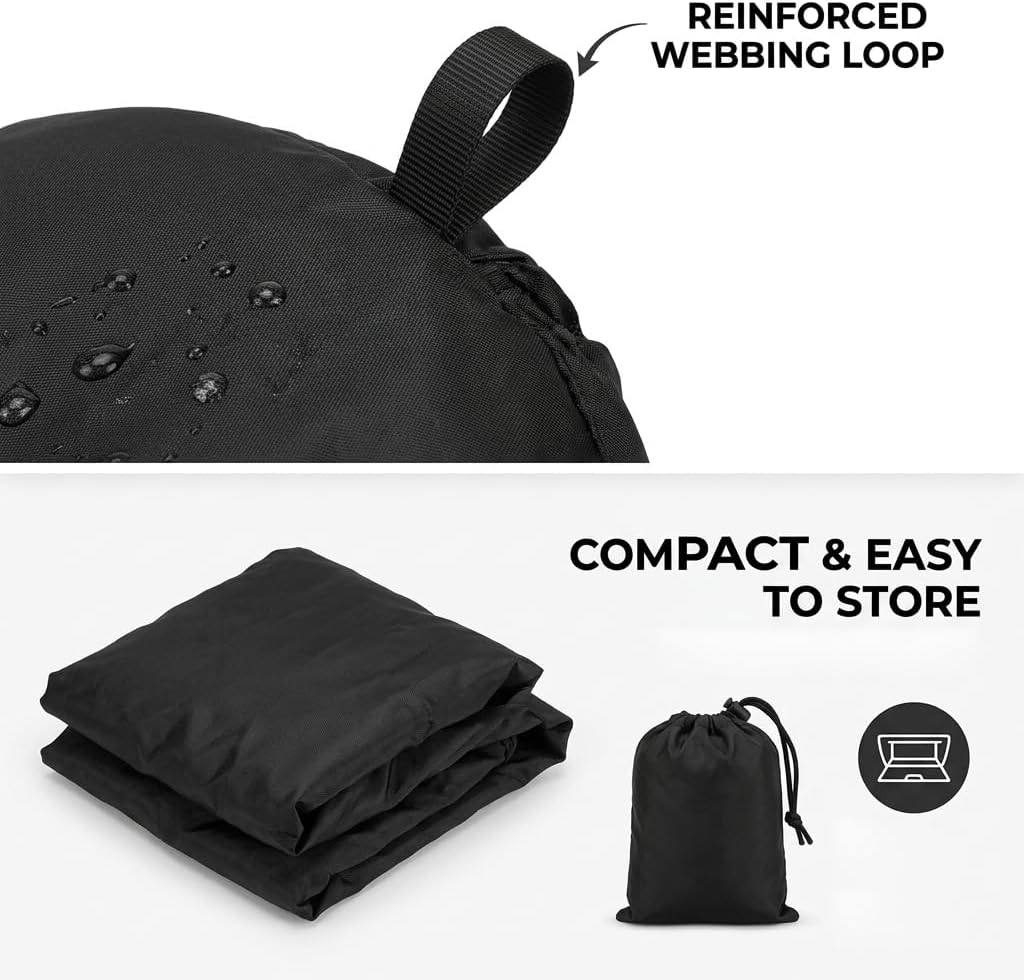 Bike Seat Rain Cover for City & Casual Bikes - Soft Silicone, Waterproof, Washable, Bicycle Seat Cushion Protector