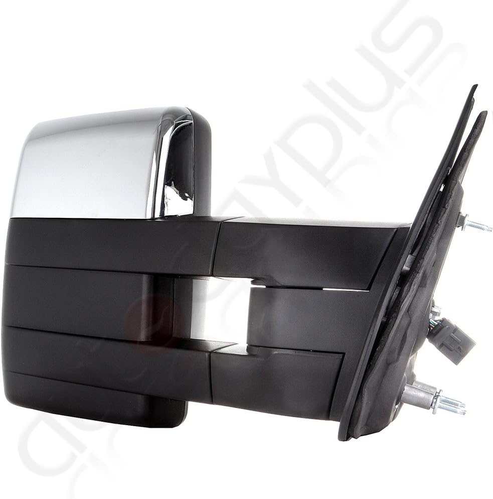 A Pair Heated Towing Mirrors Fits 2004-2015 for Ford for F-150 Pickup Truck, Power Adjusted View Mirror with Turn Signal Indicator