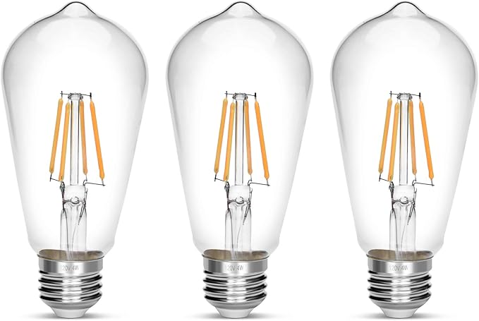 LED Edison Bulb, Antique 40W Vintage Bulb, E26 Non Dimmable Led Bulb 450 Lumens by NOTOC