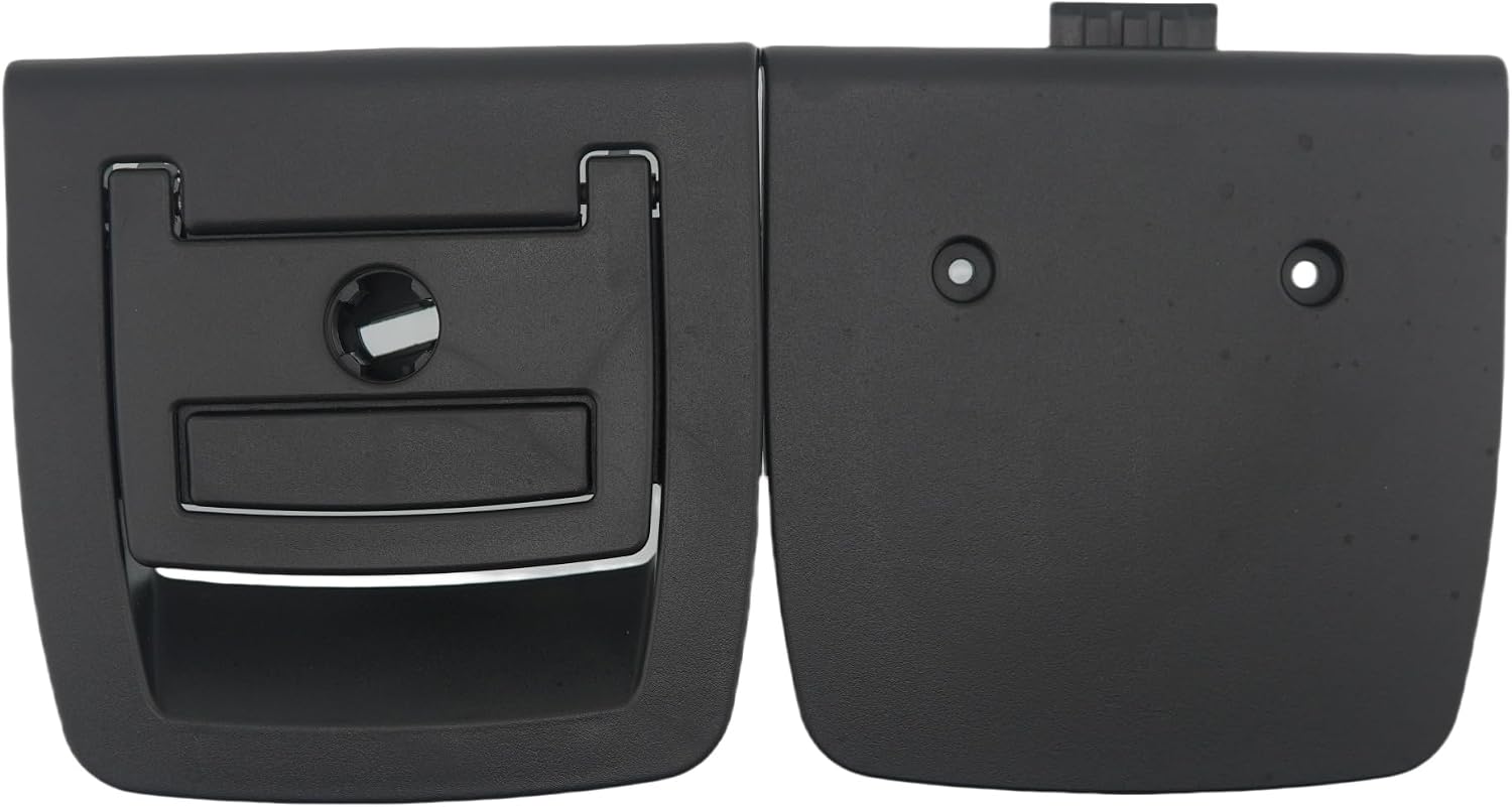 Rear Trunk Floor Mat Carpet Handle 51479120283 for BMW X5 E70 2007-2013, for BMW X6 E71 2008-2014 Replaces# 9120283, 51476958162, 51476980201 (51479120283-Black with Holes)