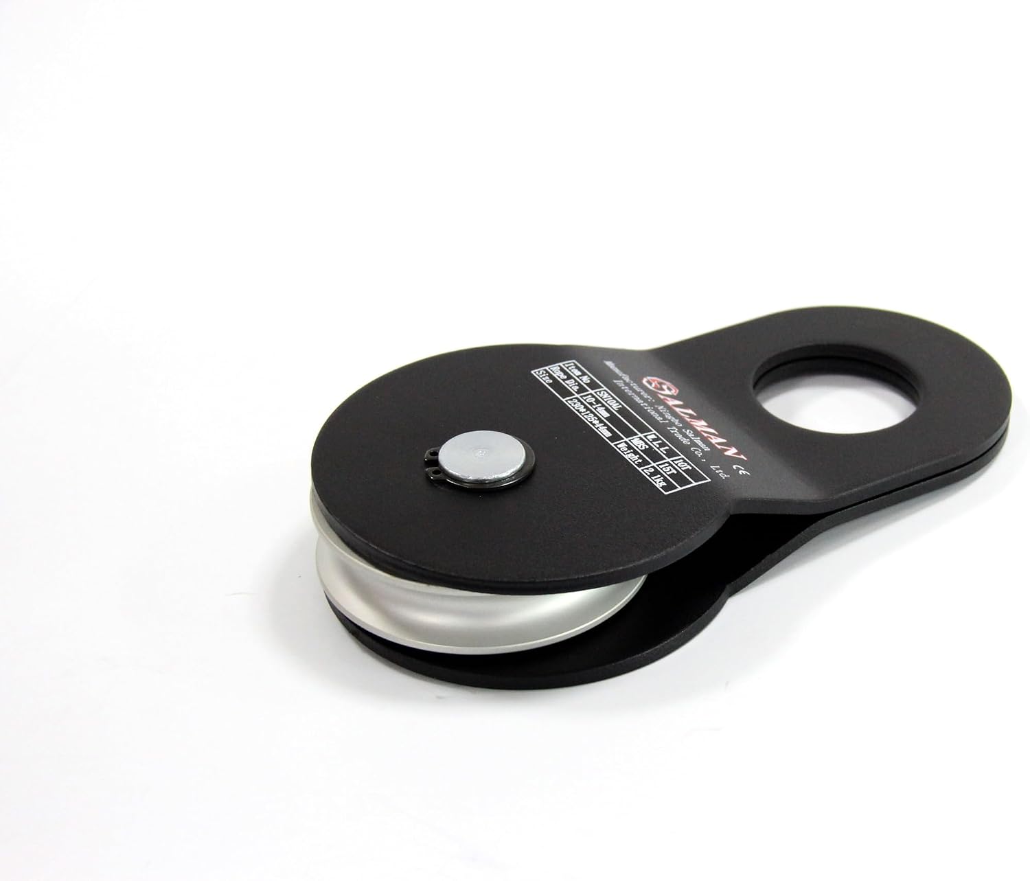 SALMAN 10 Ton Aluminum Wheel Snatch Block Pulley Blocks 22000 LBS Capacity Offroad Recovery Winch Accessory