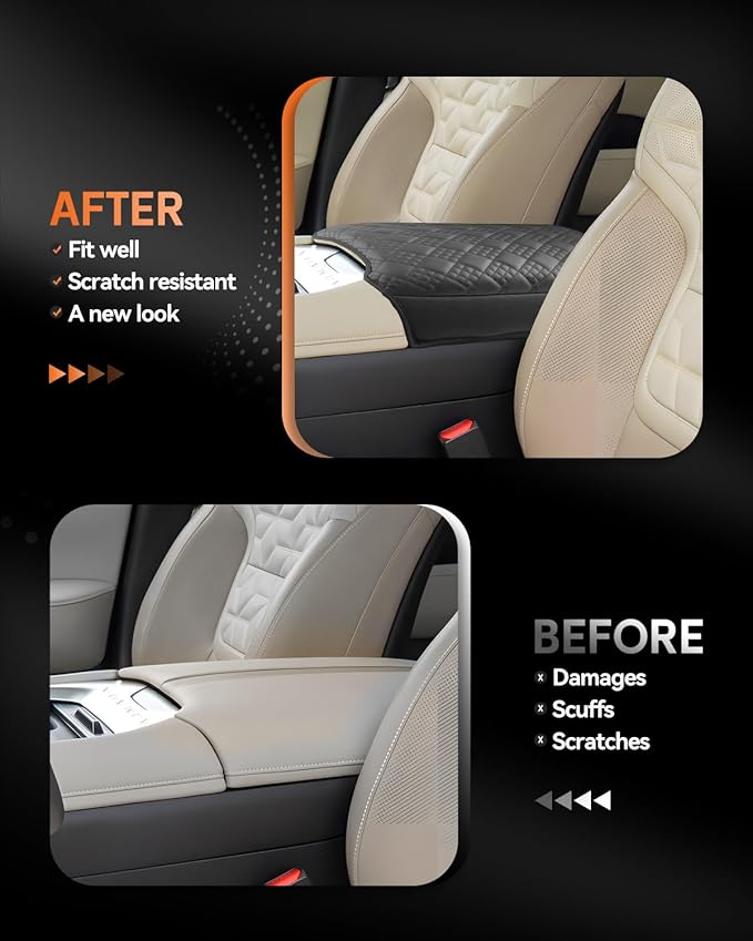 CDEFG for 2025 Nissan Armada Center Console Cover Armrest Box Cover for Armada - Image 3