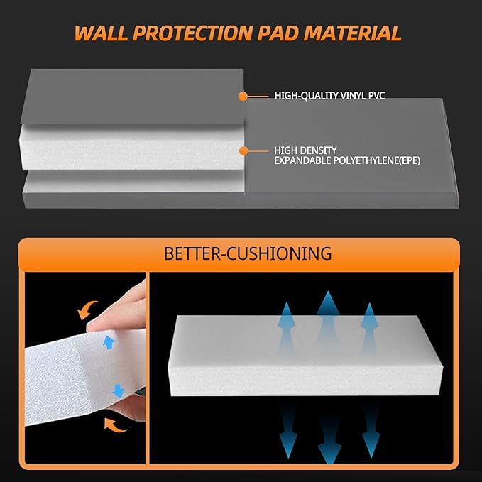PROGOAL 2"/4" Thick Foam Protection Wall Pad，Gym Basketball-Court - Image 4