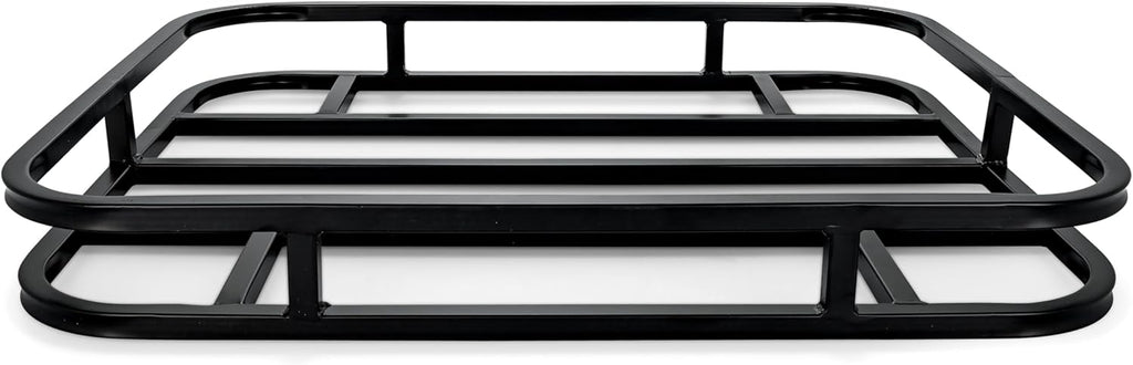 Eaz-Lift RV Bumper Mounted Cargo Carrier, Steel Hitch Rack for Coolers, Camping Equipment, & Gear, Fits 4" & 4.5" Bumpers, Black