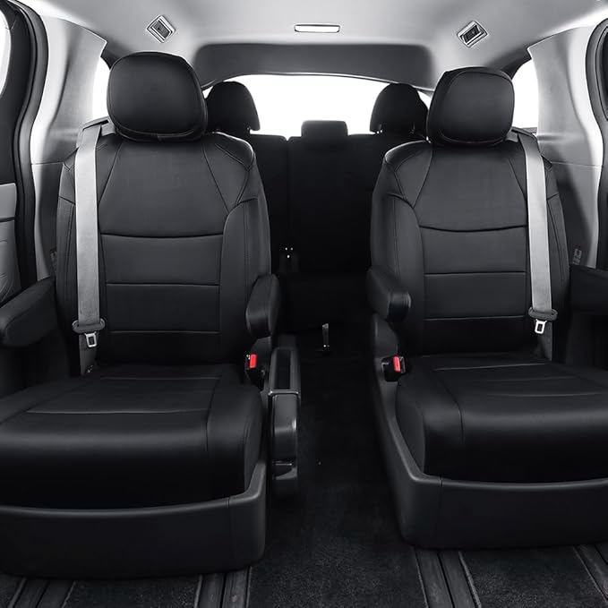 EKR Sienna Seat Covers for 2011-2020 Toyota Sienna L, 7 Seats, 2nd Row Captain - Image 6