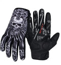 Skull Ghost Touchscreen Compatible Riding MTB Bike Gloves by EXCEREY