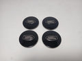 LR Full Black Rim Wheel Center Cap Set x4 Range Freelander Discovery L008 LR001156 AFT