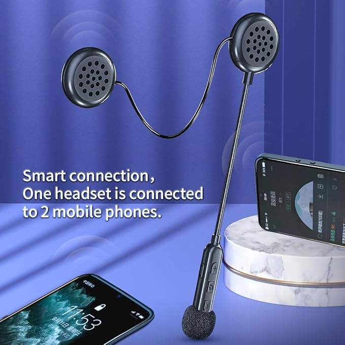 Motorcycle Helmet Bluetooth Headset, Helmet Headphones High Sound Quality - Image 8