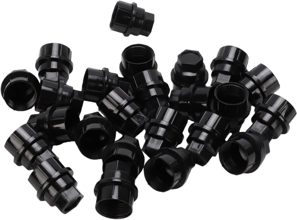 24pcs Wheel Lug Nut Covers, Replacement for 1500 2500 3500, Lug Nut Caps for Chevy CK Series Pickup, Black Plastic Hub Covers 15646250