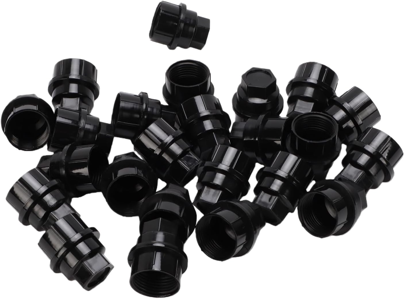 24pcs Wheel Lug Nut Covers, Replacement for 1500 2500 3500, Lug Nut Caps for Chevy CK Series Pickup, Black Plastic Hub Covers 15646250
