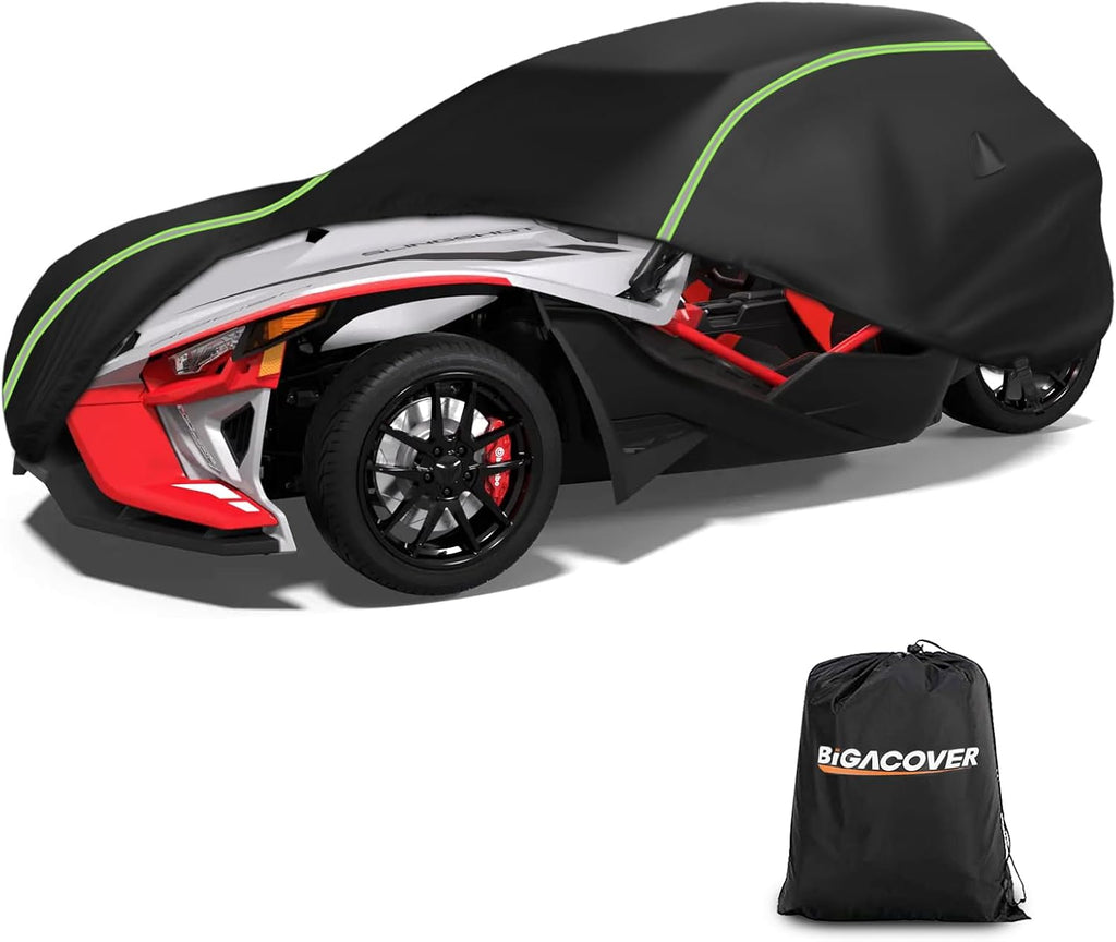 Full Cover Compatible with Polaris Slingshot with Roof, 420D Oxford Cloth