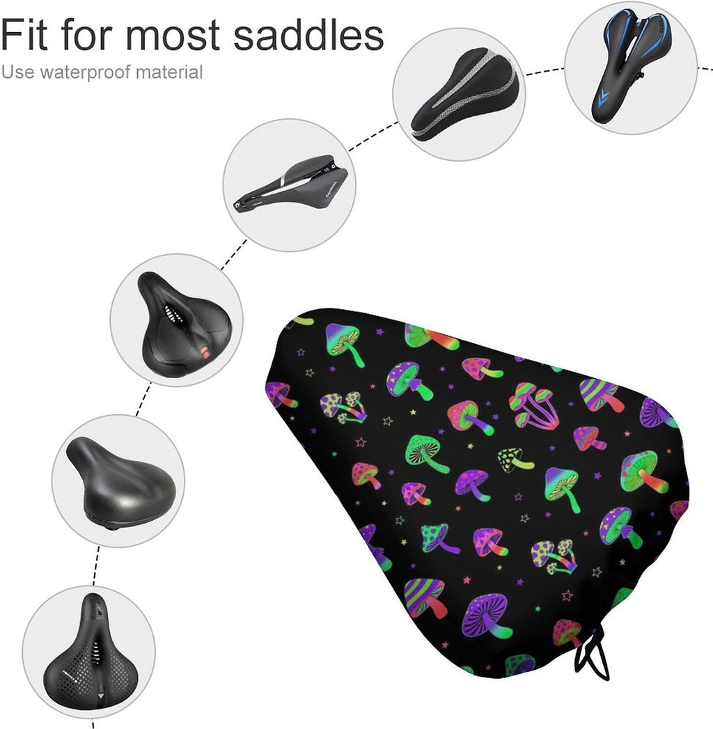 Breathable Bicycle Seat Cover for Boys Girls, Mountain Road Cycling Comfort Dustproof Outdoor Travel