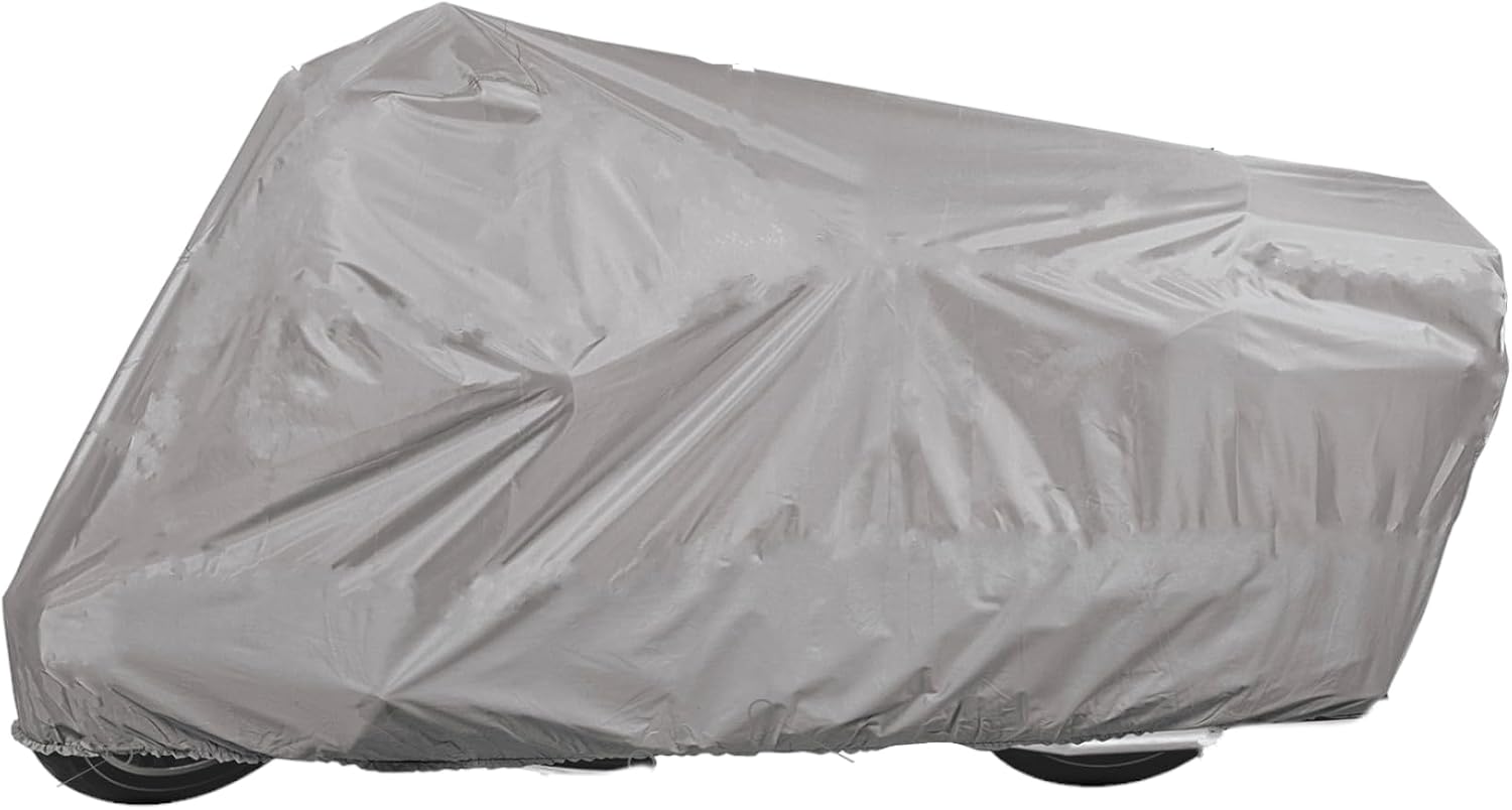 Motorcycle Cover All Season Universal Waterproof Sun Outdoor and Indoor Protection (Large)