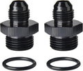 4AN Male Flare to 6AN ORB O-ring Boss Fuel Pump Rail Adapter Fitting Aluminum by Podavelle