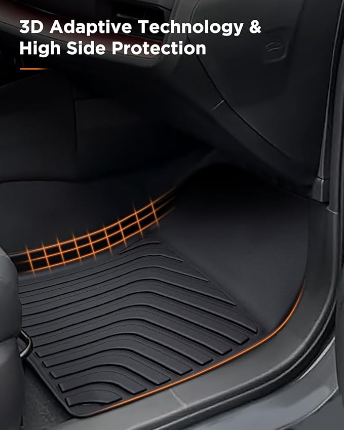 Floor Mats Cargo Liner for Toyota Prius 2023 2024 2025, All Weather Car Floor - Image 6