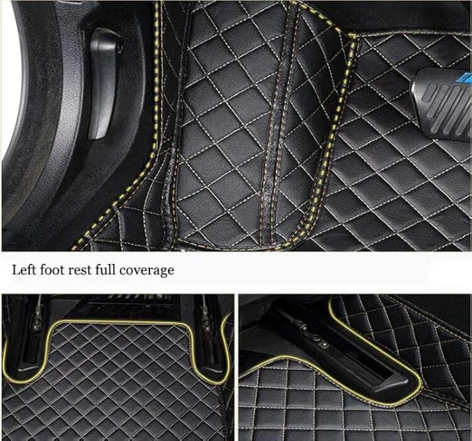 Custom All-Weather Protection Leather Car Floor Mats - Image 6