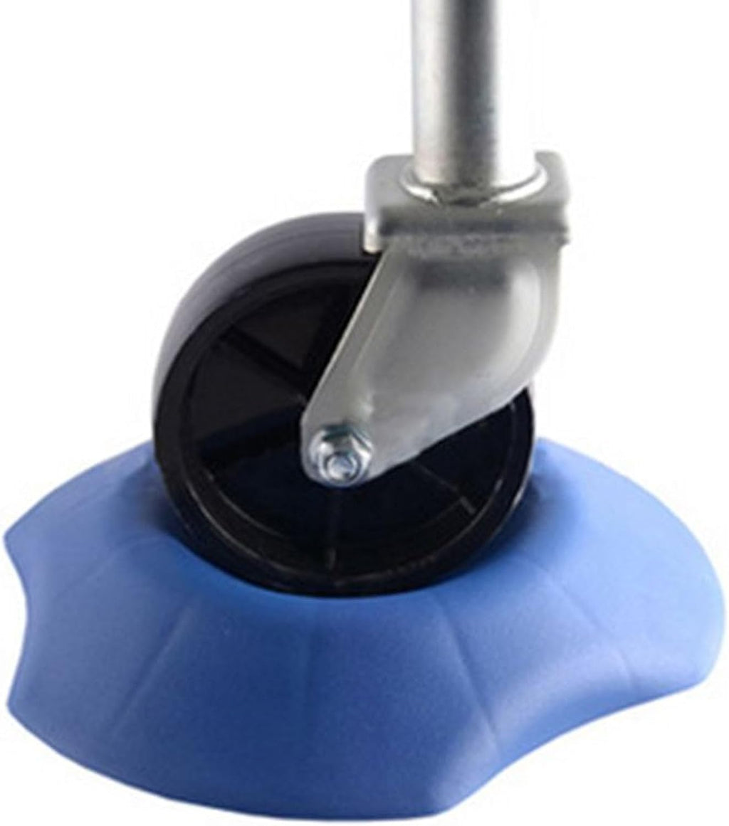 Trailer Wheel Dock Chock Sinking Into Mud Prevent Supports 4400lbs Tongue Stopper with Rope Handle for RV Blue Durable ABS