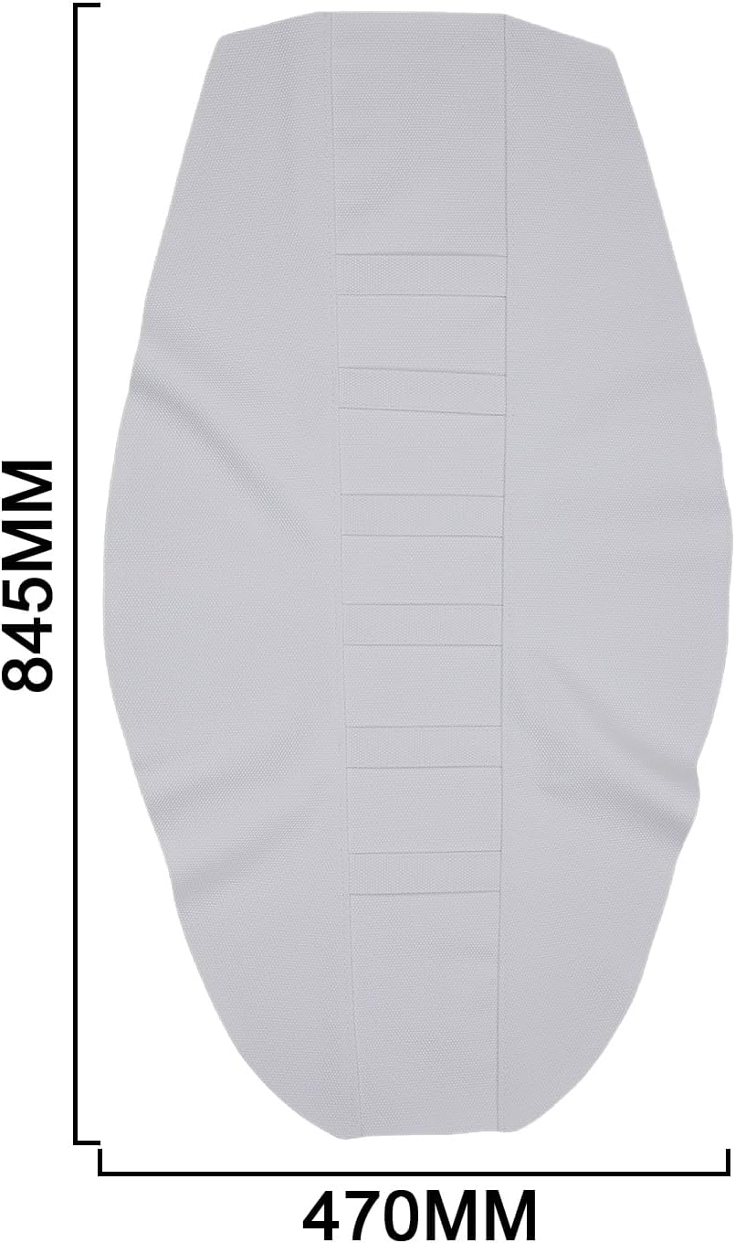 Electric Dirt Bike Seat Cover for Yozma In 10 E-Bike Non-Slip Soft Cushion White