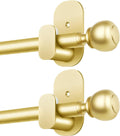 usfook gold no drill curtain rods for windows, main product view