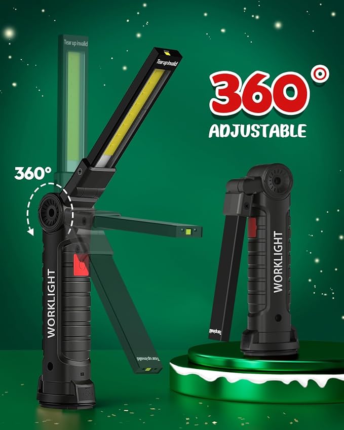 Coquimbo Tool Gifts for Men Dad Him Husband, Rechargeable LED Work Light BBQ - Image 8
