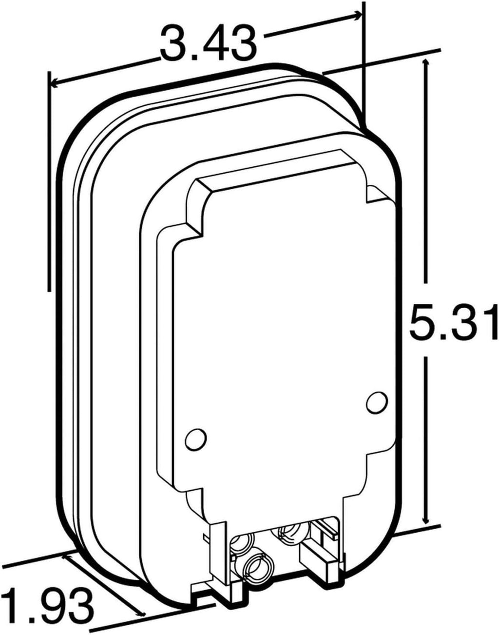 Truck-Lite (45204) Reflectorized Back-Up Lamp