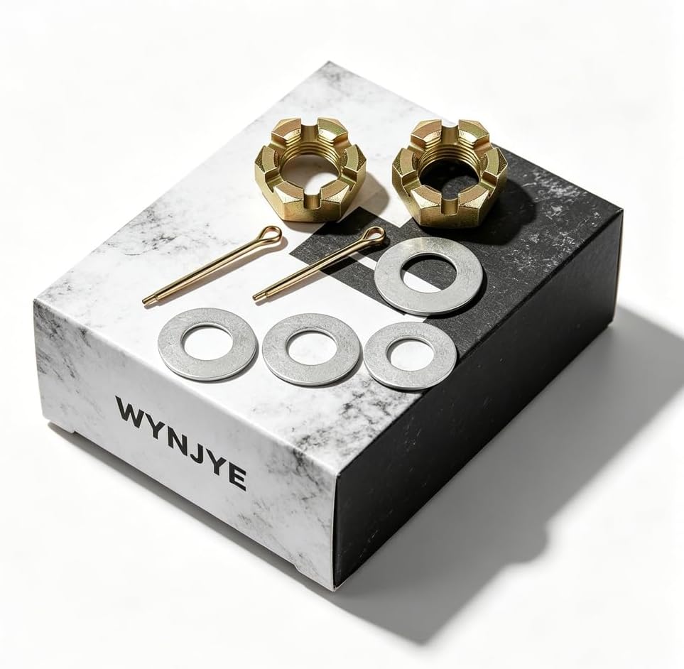 RR5908NU120PP Front Axle Nuts Washers for Polaris 2009-Up