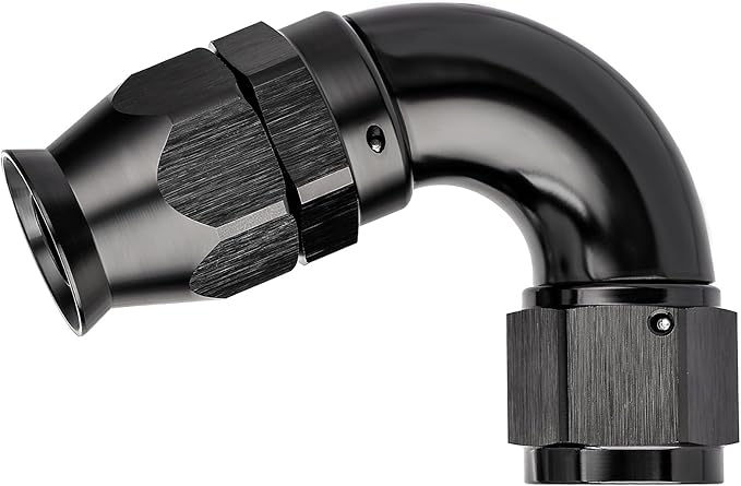 EVIL ENERGY 6AN 120 Degree PTFE One Piece Full Flow End Hose Fitting Aluminum by EVILENERGY