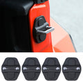 YOCTM Door Lock Decoration Cover for 2018-2026 Jeep Wrangler JL JLU 4XE Unlimited Sahara Sports Rubicon Gladiator JT Door Lock Cover Parts Accessories Black (2Door) (Pack of 4)