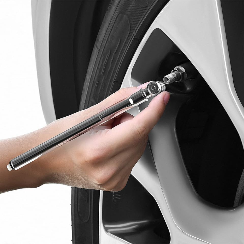 Sosoport 5Pcs Portable Tire Pressure Gauge Pen Instant Read Air Pressure Tool for Cars Easy to Use No Battery Required Accurate Measurement for Safe Driving