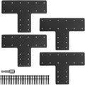 t post bracket 4pcs,16.8"x12" t flat mending plate, main product view