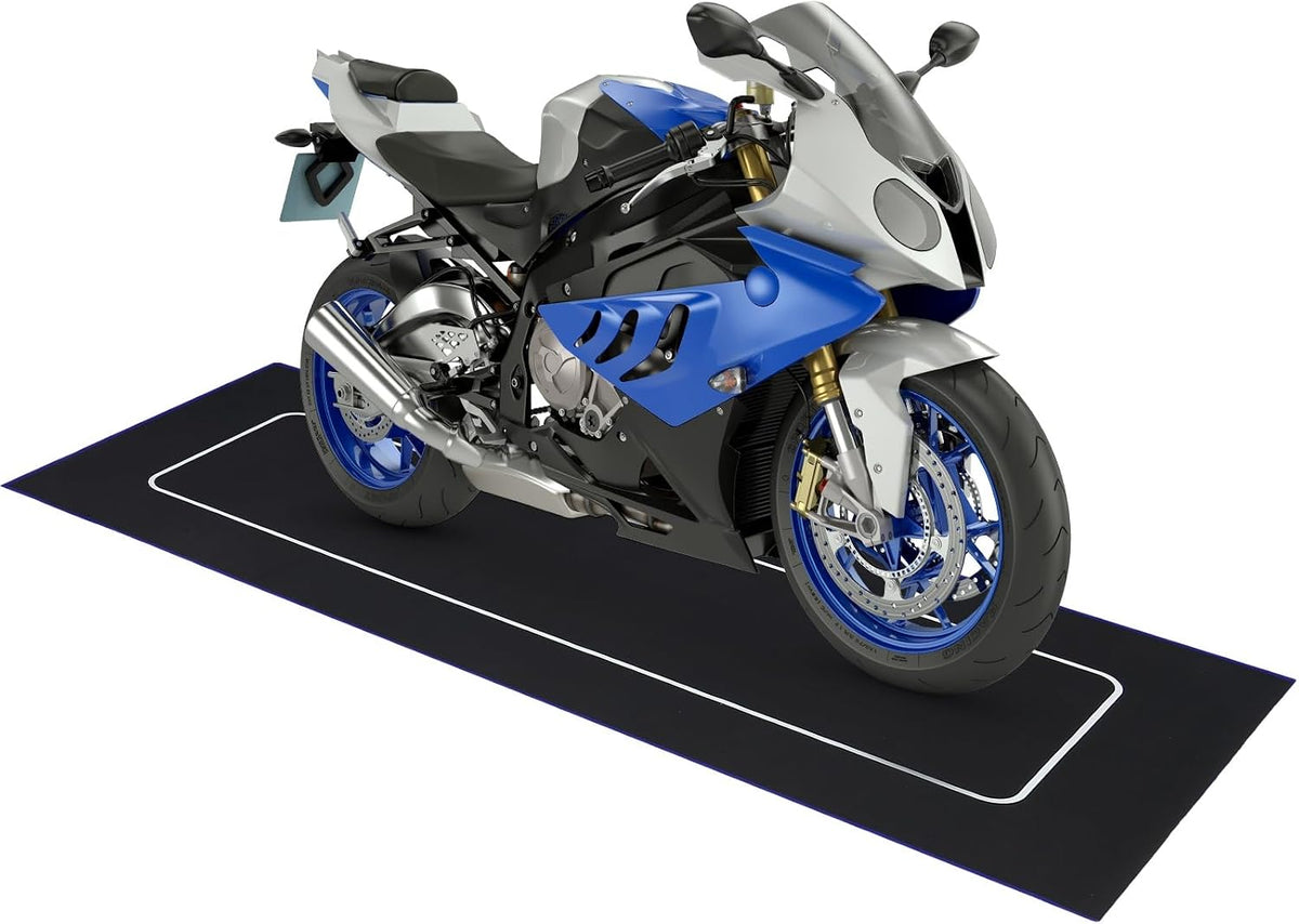 Motorcycle Mat 98 x 31 Inch Garage Floor Rug Washable Parking Mats